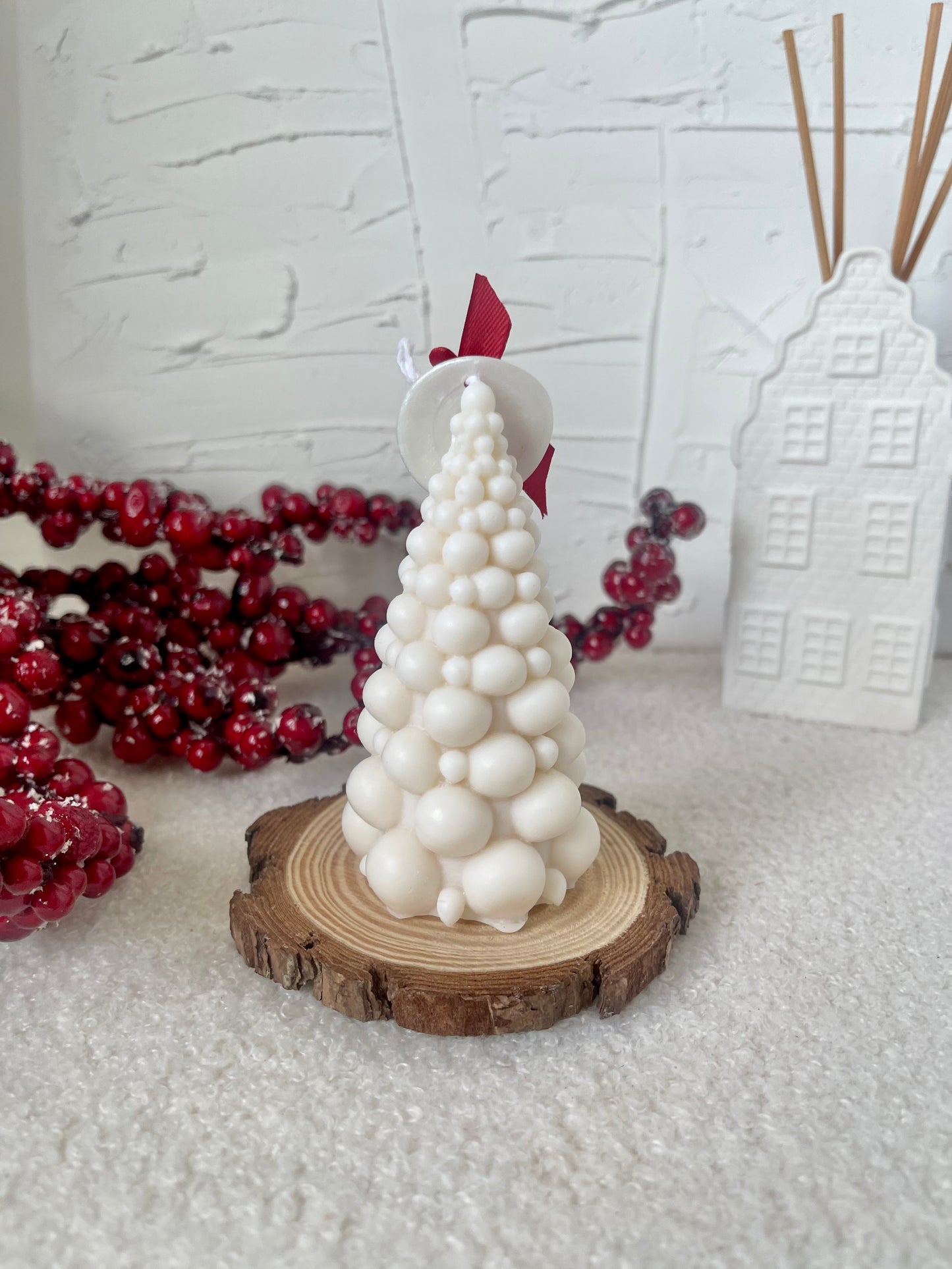 Bubble Christmas Tree Candle