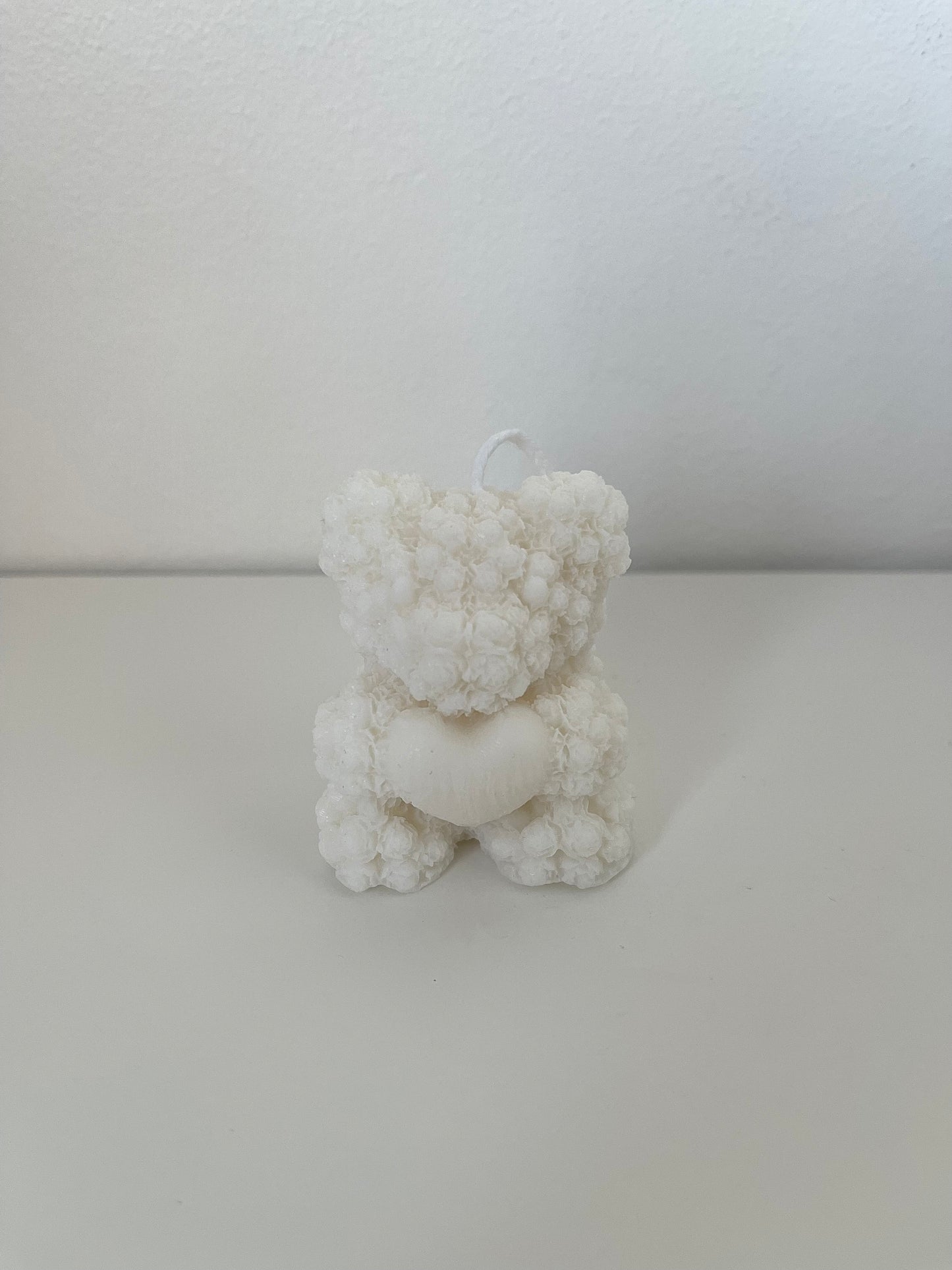 Rose Heart Bear Candle (small)