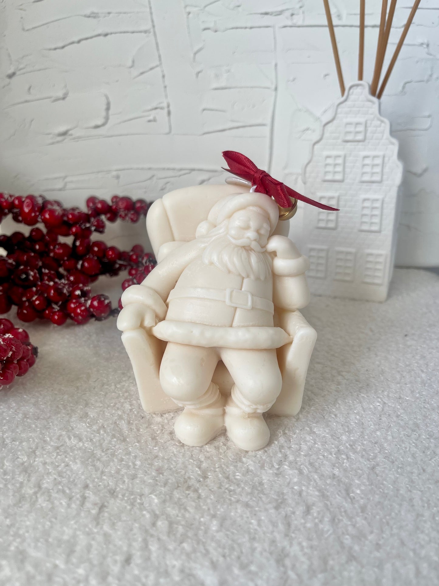 Sleeping Santa Claus Candle