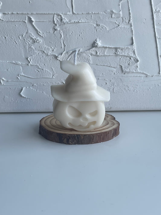 Mini Pumpkin Witch Candle