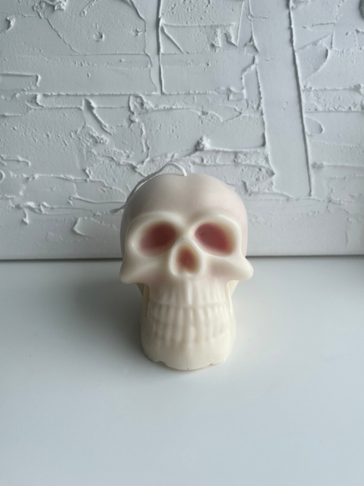 Bleeding Skull Candle