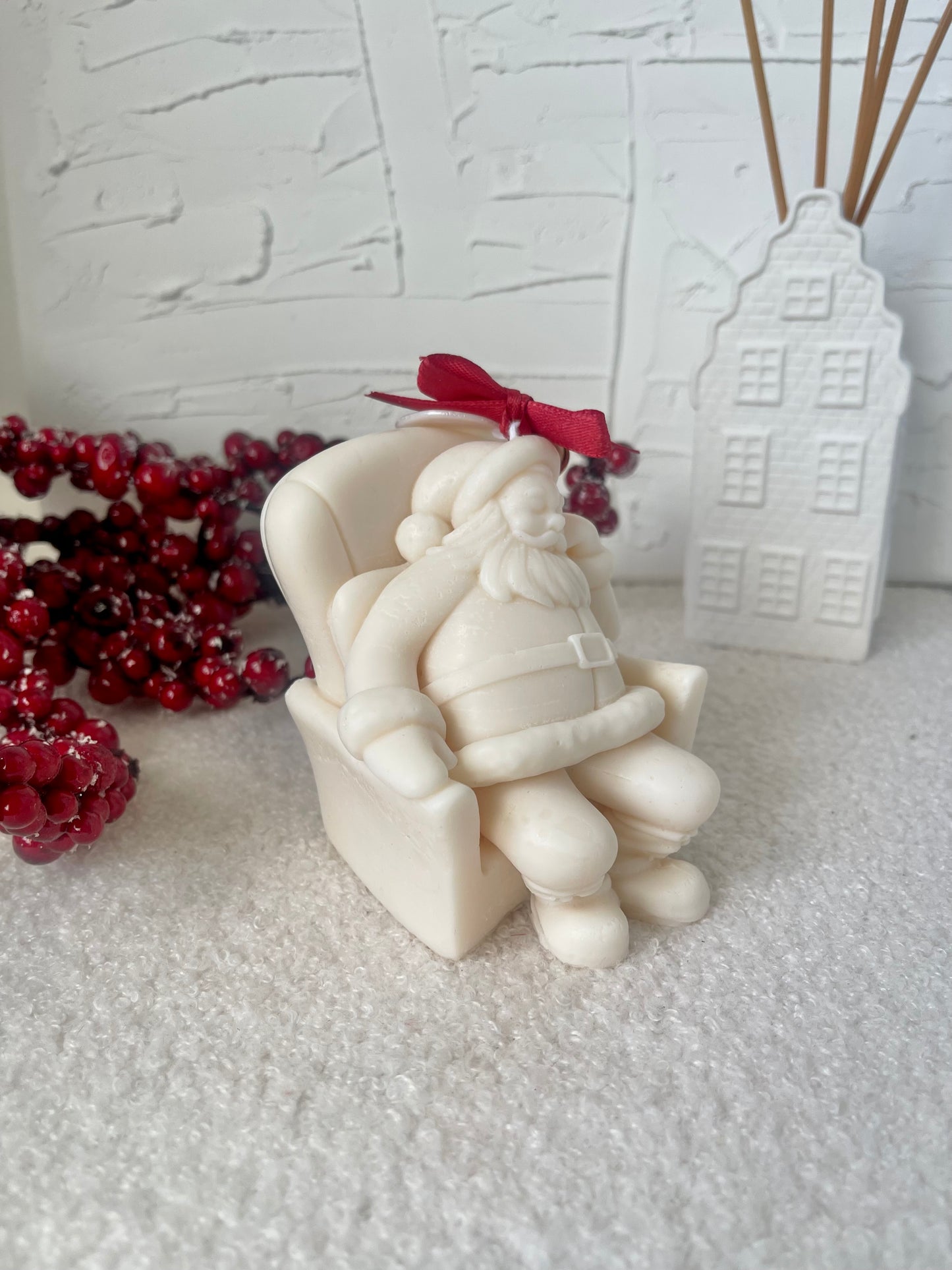 Sleeping Santa Claus Candle