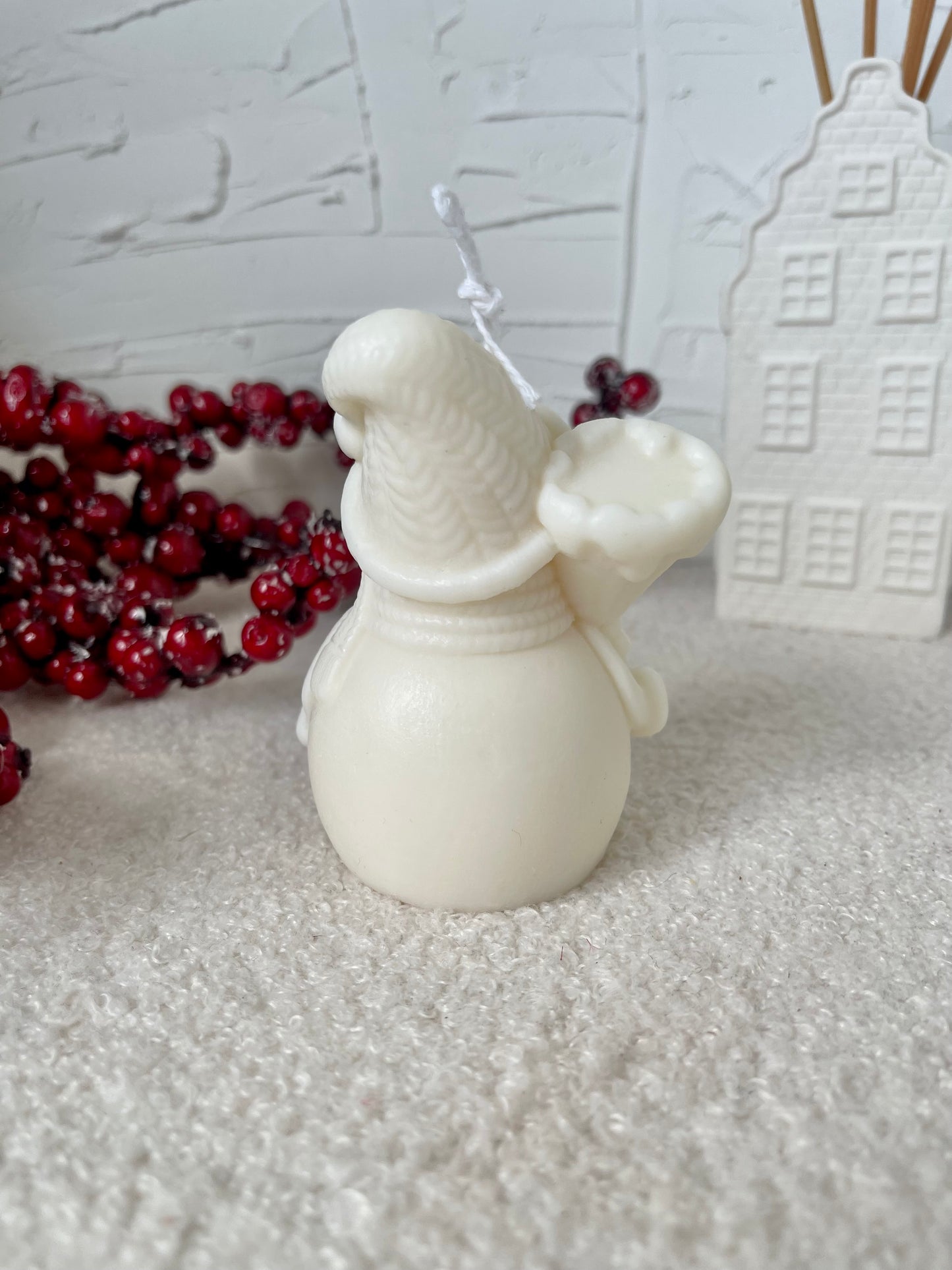 Snowman Candle