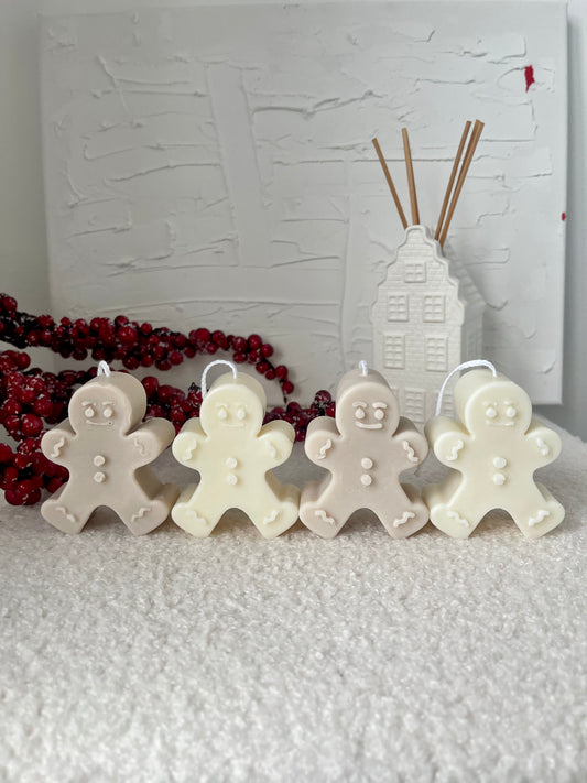 Gingerbread Man Candle