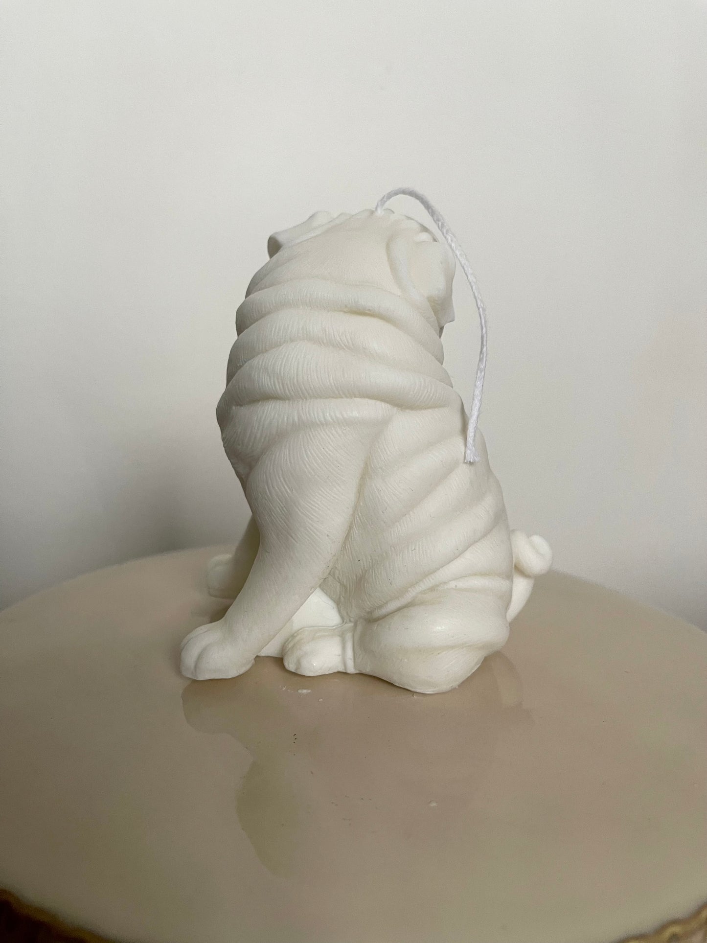 Pug Candle