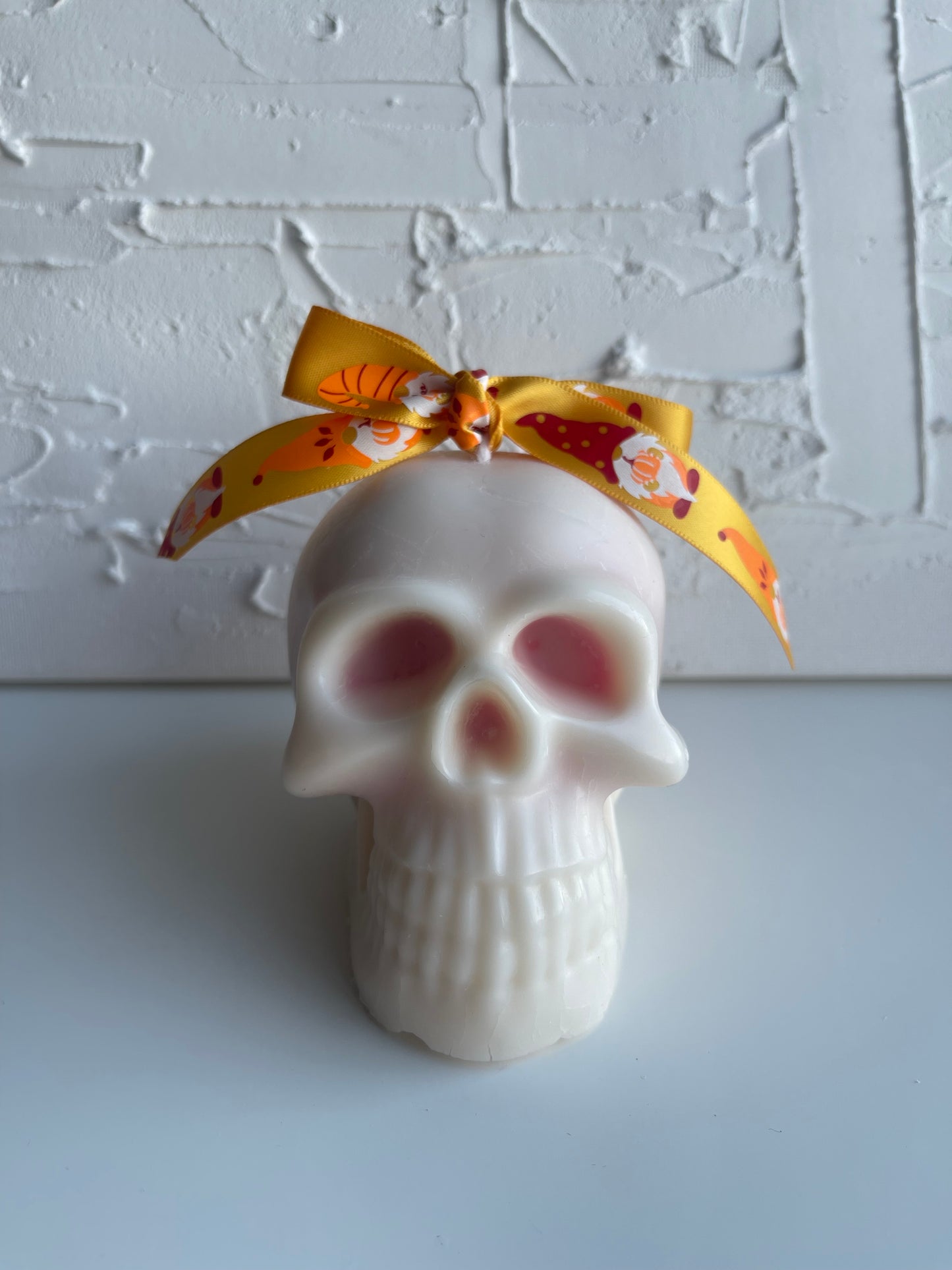 Bleeding Skull Candle