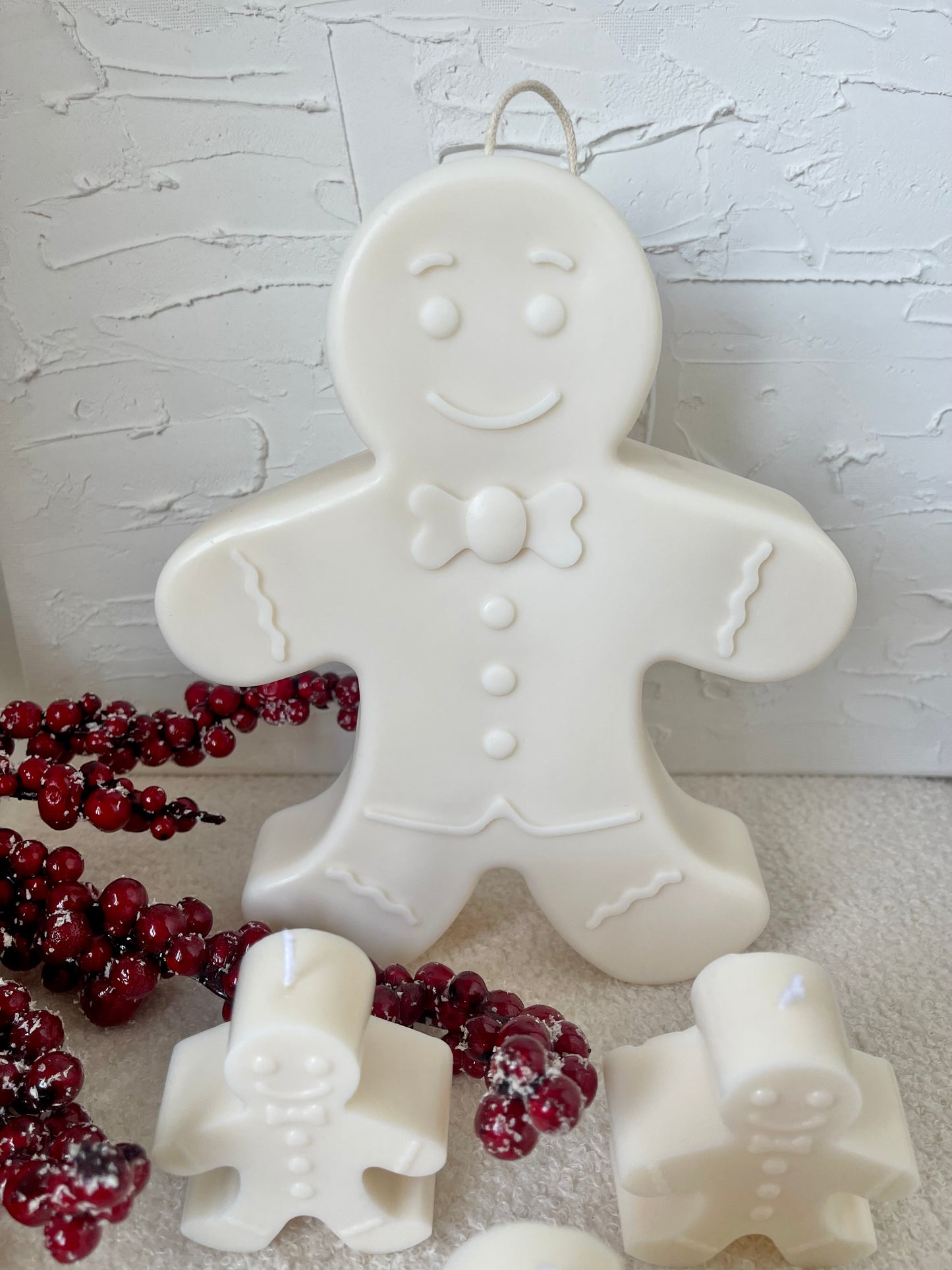 XL Gingerbread Man Candle