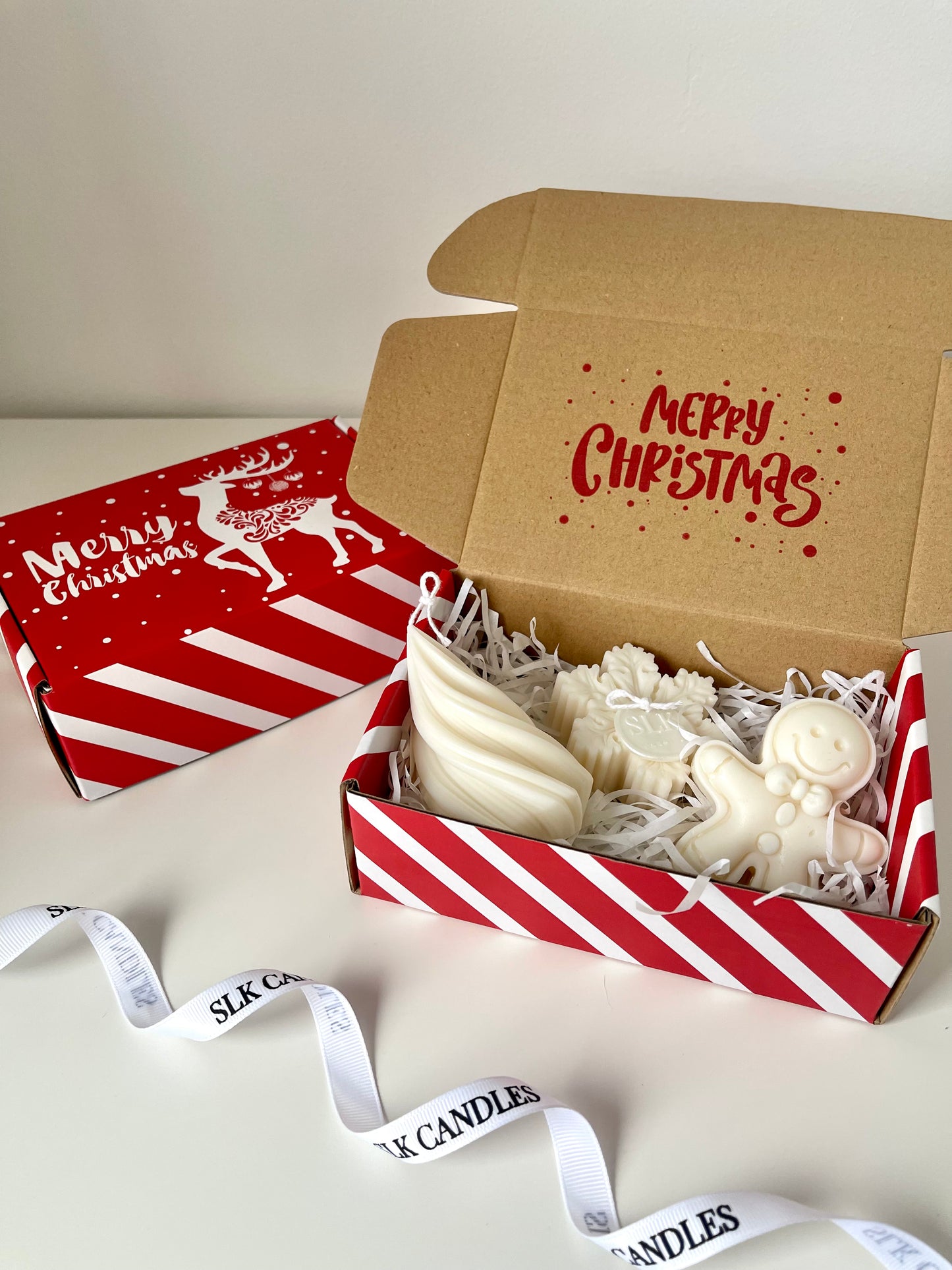 Candy Cane Christmas Gift Box