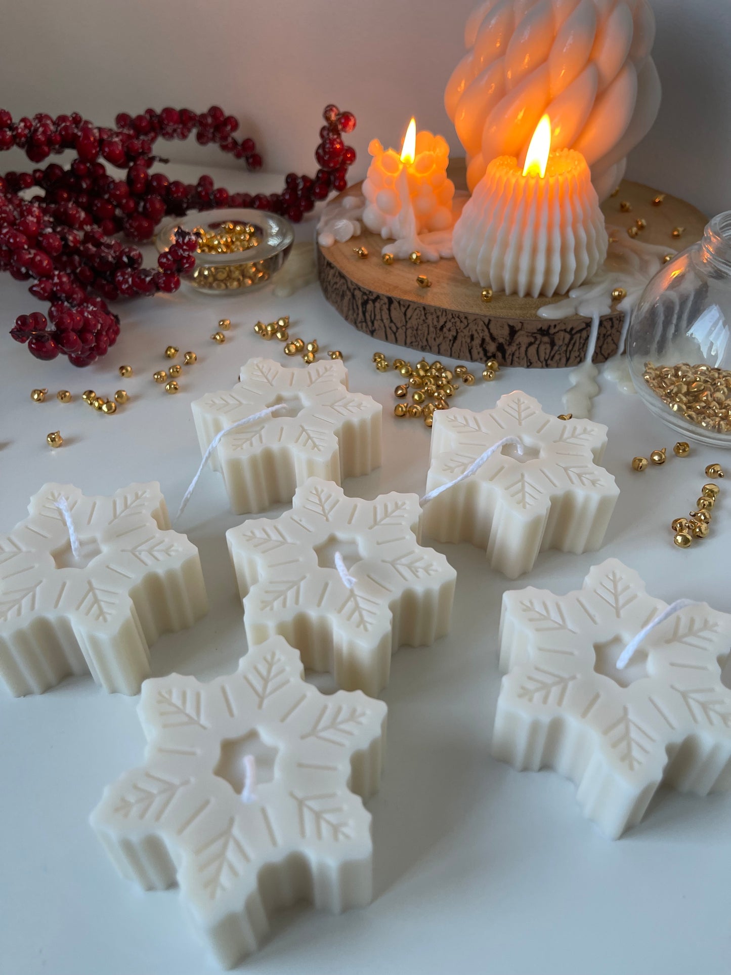 Snowflake Candle Style 2