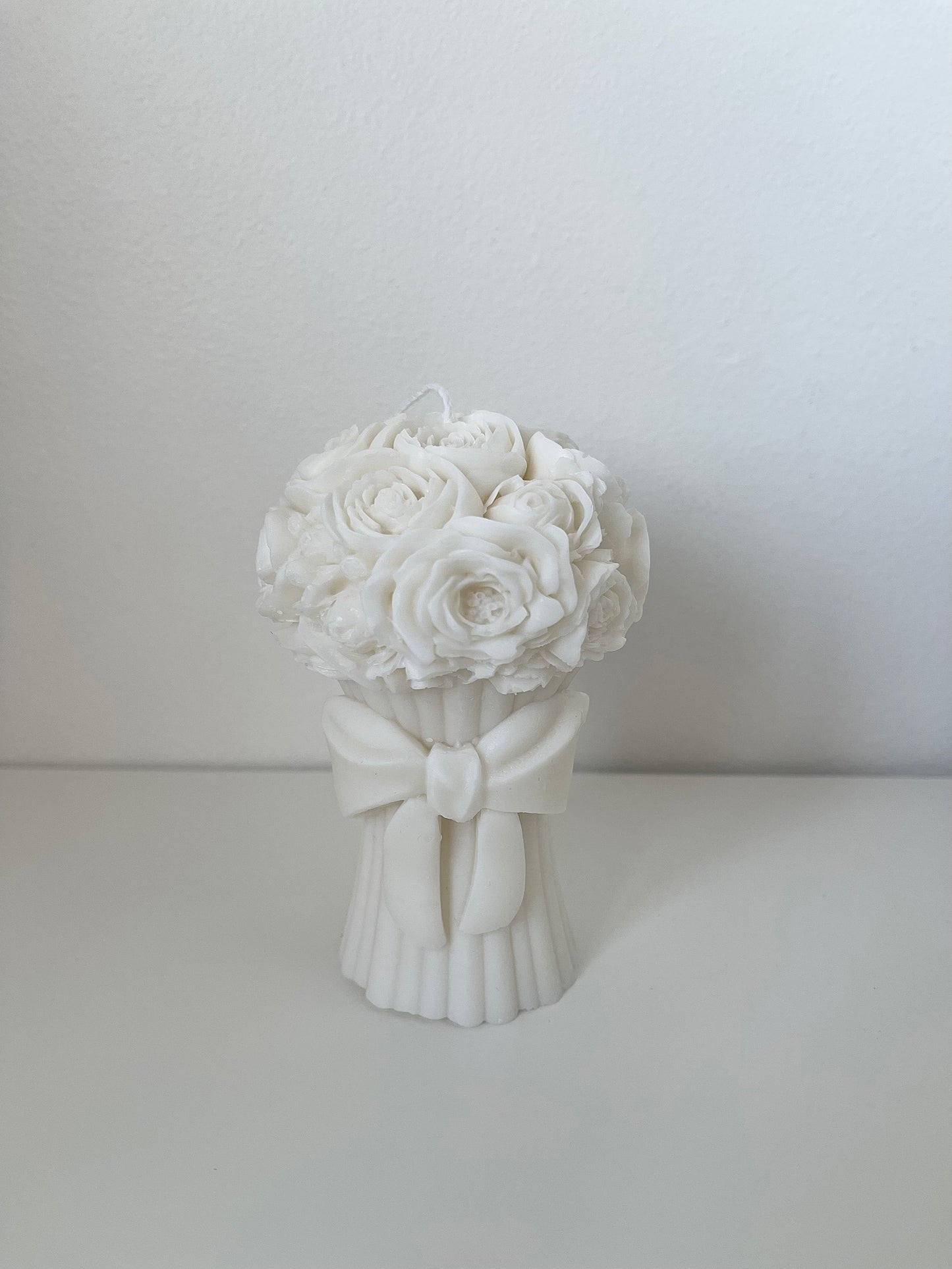 Flower Bow Bouquet Candle