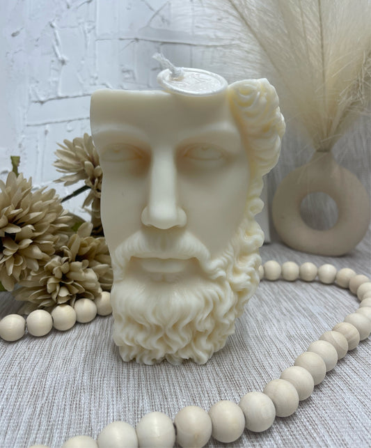 Greek Half Head Candle