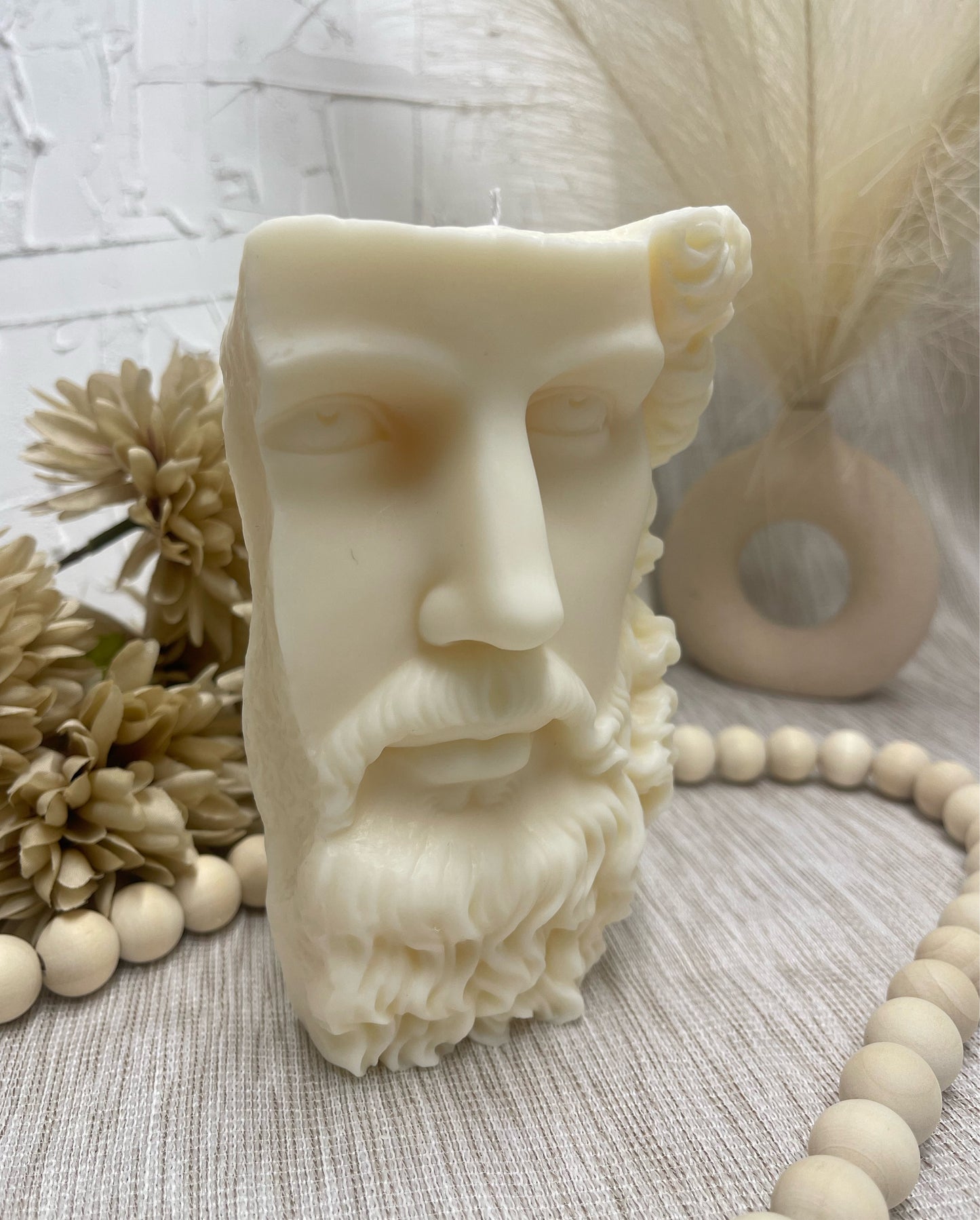 Greek Half Head Candle