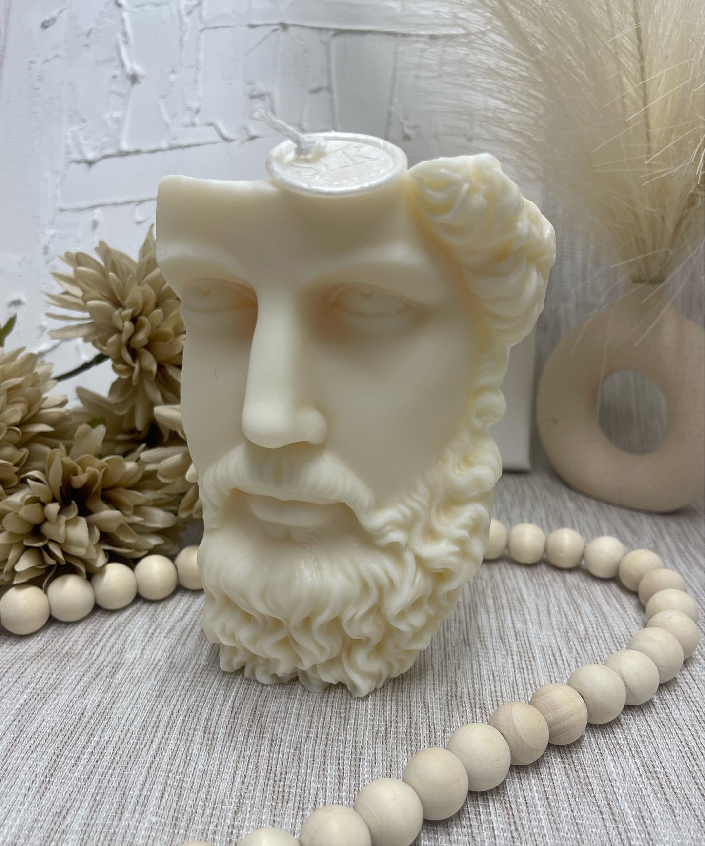 Greek Half Head Candle